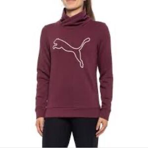 Puma Large Asymmetrical Cowl Neck Sweater